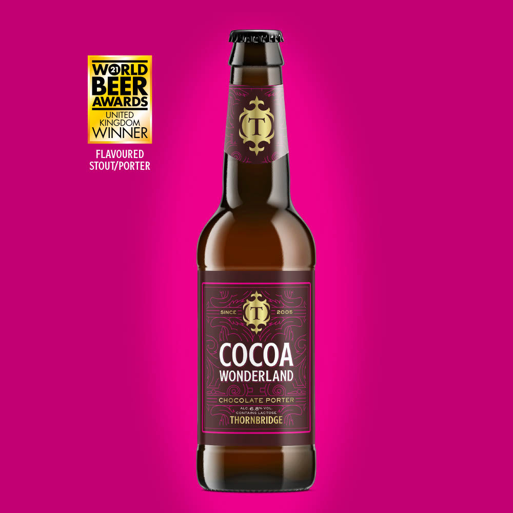 Cocoa Wonderland, 6.8% Chocolate Porter Beer - Single Bottle Thornbridge