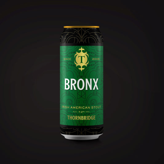 Bronx, 7.2% Irish American Stout Beer - Single Can Thornbridge