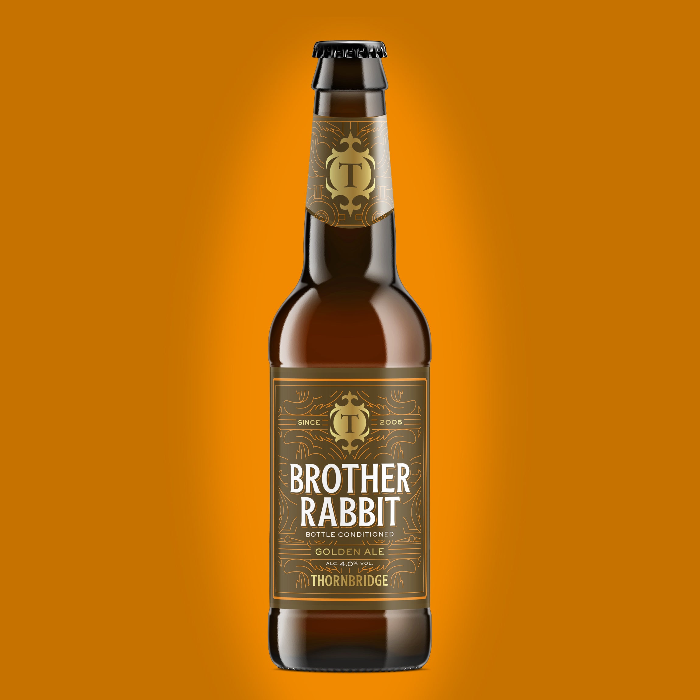 Brother Rabbit, 4% Golden Ale 330ml bottle – Thornbridge Brewery