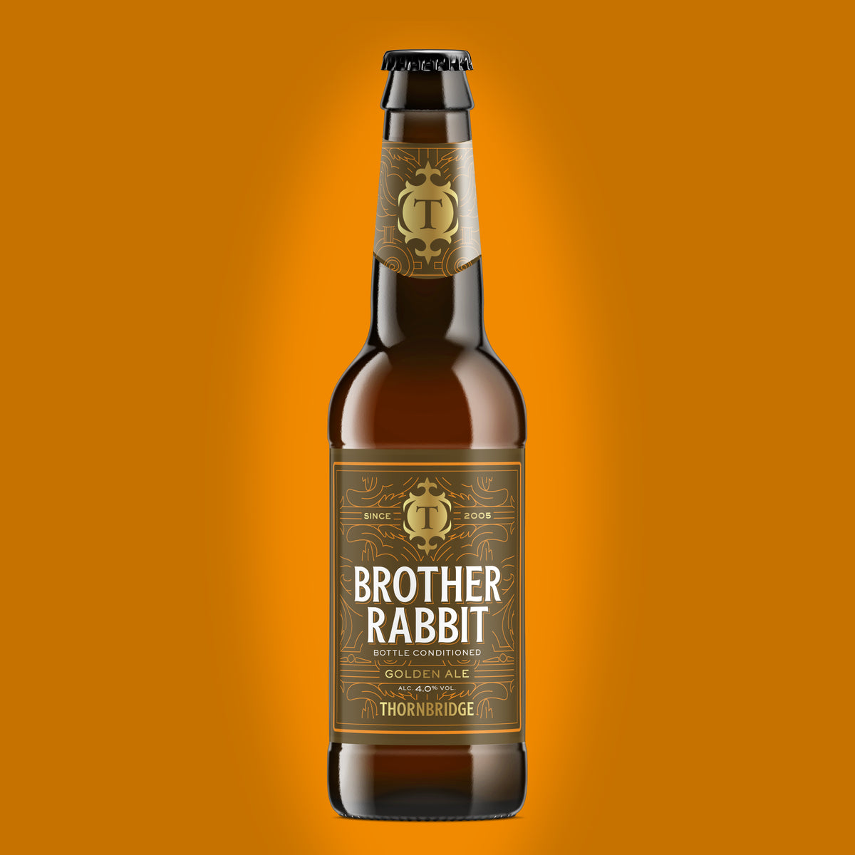 Brother Rabbit Ale Brother Rabbit, 4% Golden Ale 330ml bottle – Thornbridge Brewery