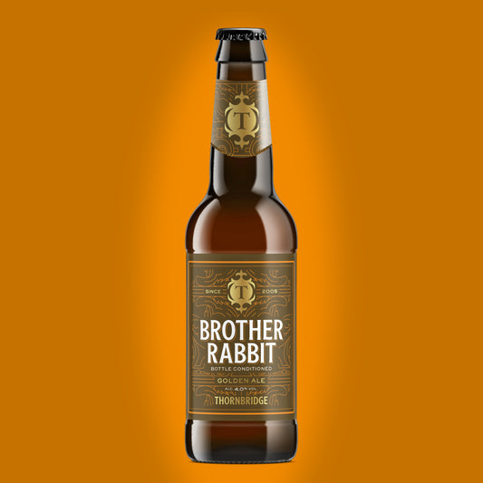 Brother Rabbit, 4% Golden Ale 330ml bottle Beer - Single Bottle Thornbridge