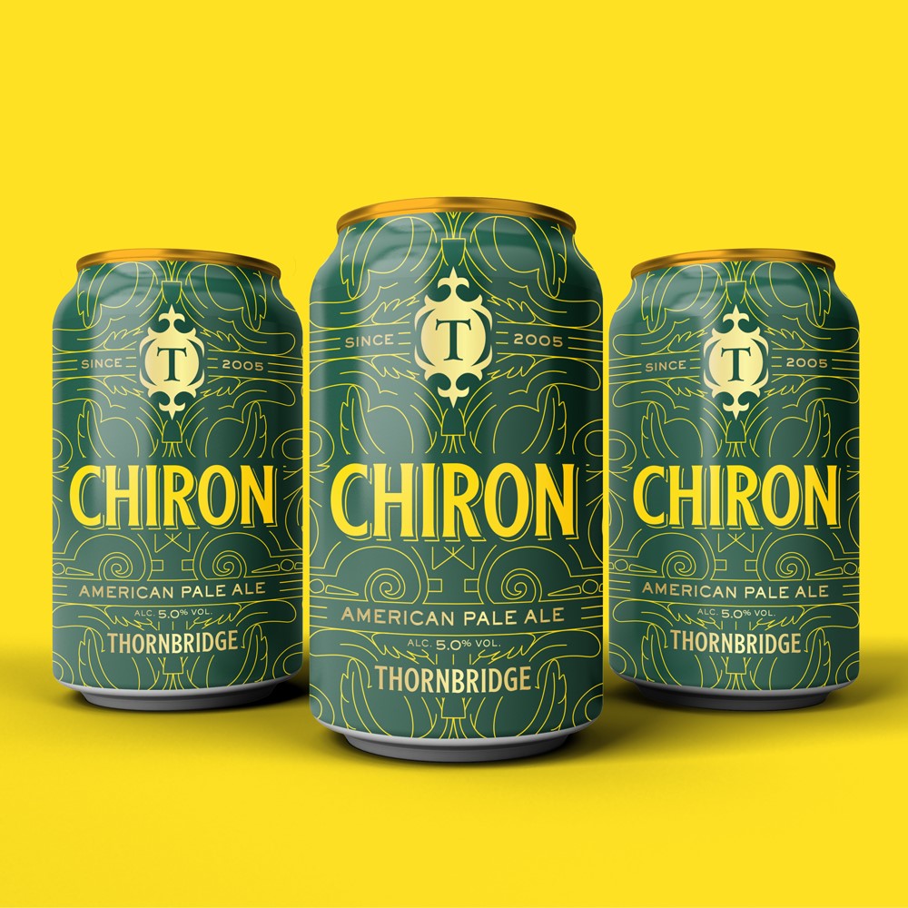 Chiron, 5.0% American Pale 12 x 330ml cans Beer - Case Cans Thornbridge