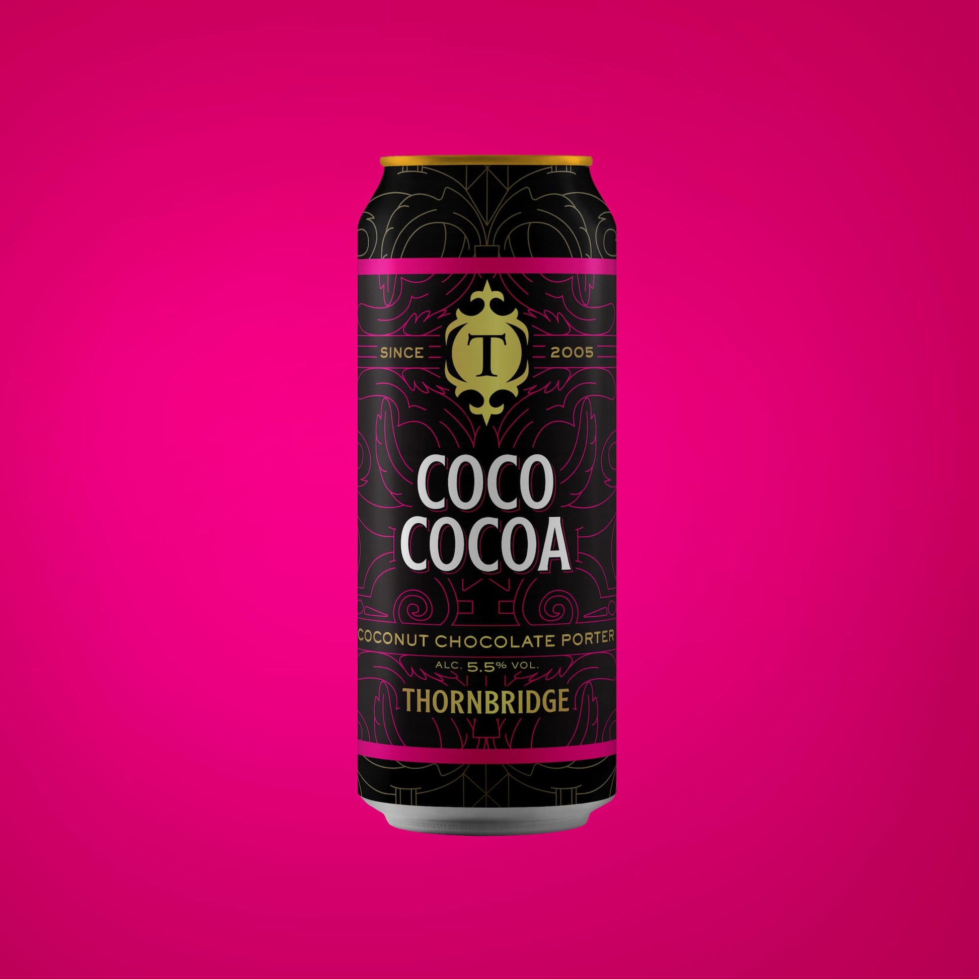 Coco Cocoa, 5.5% Coconut Chocolate Porter Beer - Single Can Thornbridge