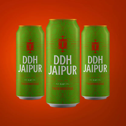 DDH Jaipur, 5.9% DDH IPA 12x440ml cans Beer - Case Cans Thornbridge