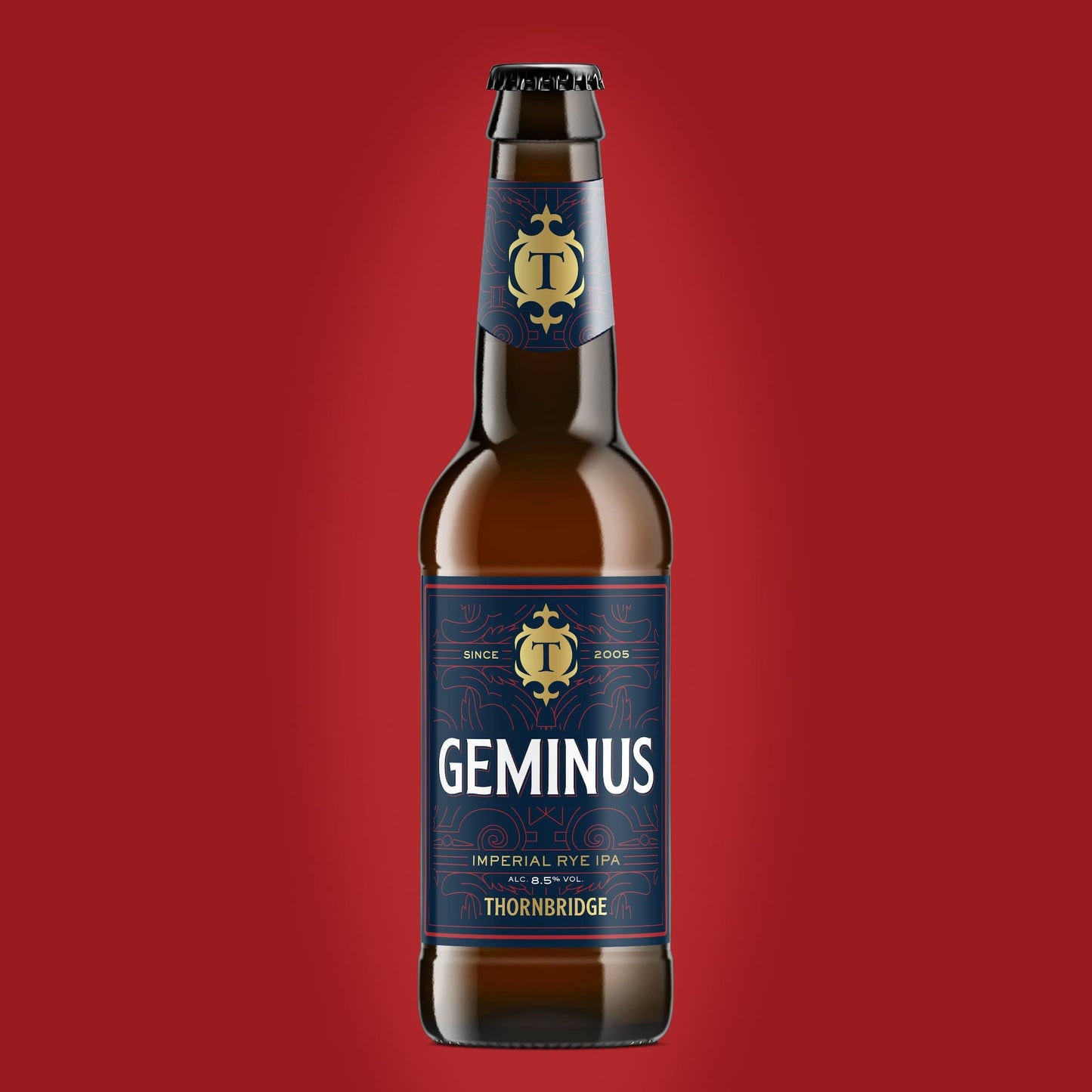 Geminus, 8.5% Imperial Rye IPA Beer - Single Bottle Thornbridge