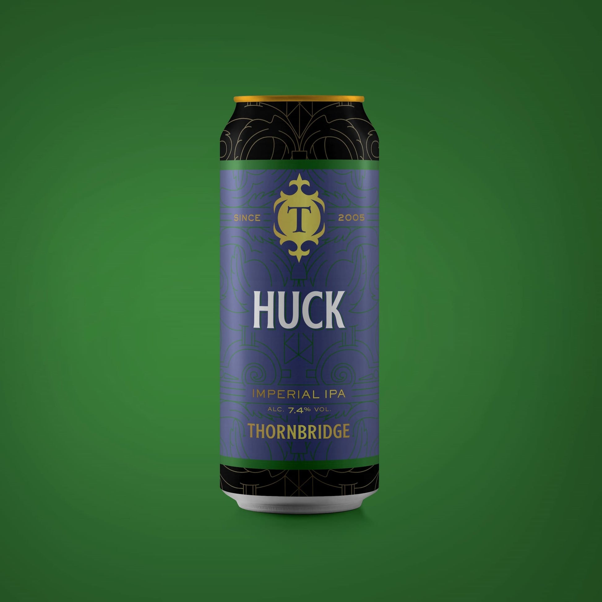Huck, 7.4% Imperial IPA Beer - Single Can Thornbridge