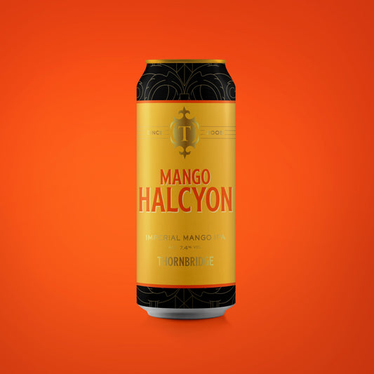 Mango Halcyon, 7.4% Imperial IPA Beer Thornbridge