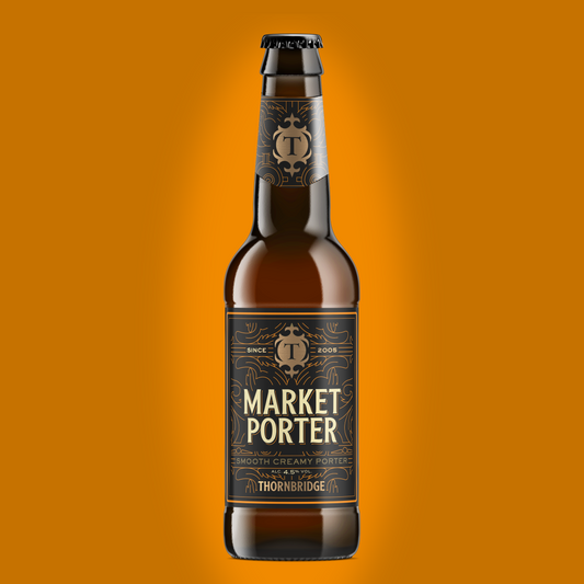 Market Porter, 4.5% Rich Porter Beer - Single Bottle Thornbridge