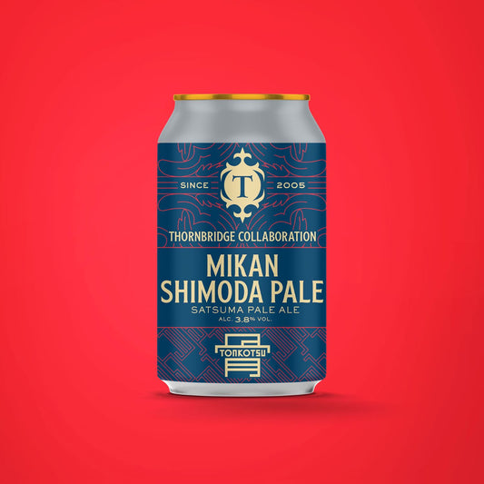 Mikan Shimoda Pale - 3.8% ABV Satsuma Pale Ale 330ml can Beer - Single Can Thornbridge