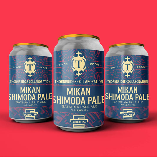 Mikan Shimoda Pale - 3.8% ABV Satsuma Pale Ale 12 x 330ml cans Beer - Case Cans Thornbridge