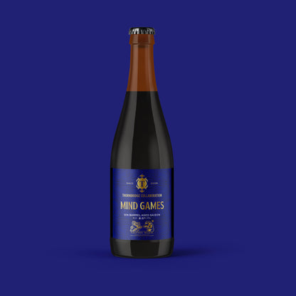 Mind Games classic Saison-style beer – ABV 8.5% 375ml bottle Beer - BA Single Bottle Thornbridge