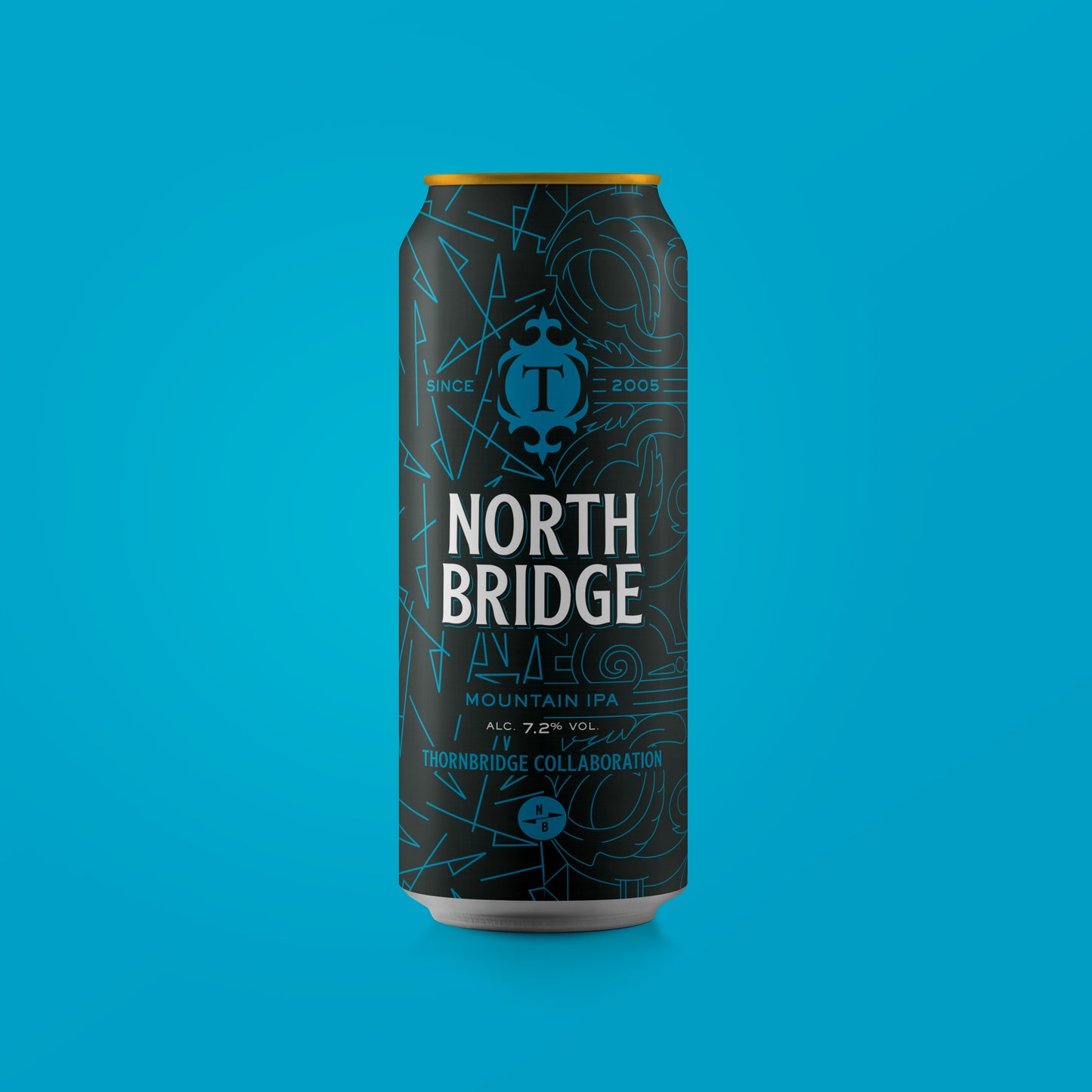 North Bridge, 7.2% Mountain IPA Beer - Single Can Thornbridge