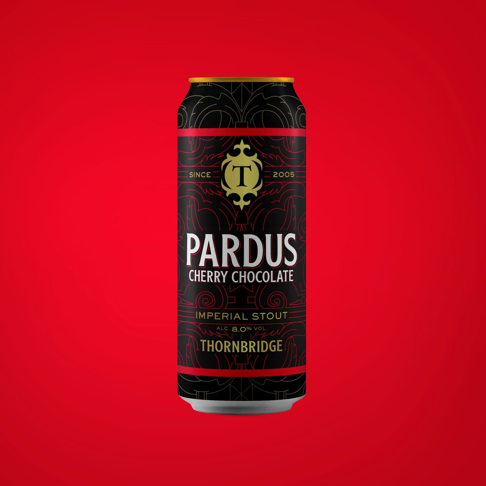 Pardus Cherry Chocolate, 8.0% Imperial Stout Beer - Single Can Thornbridge