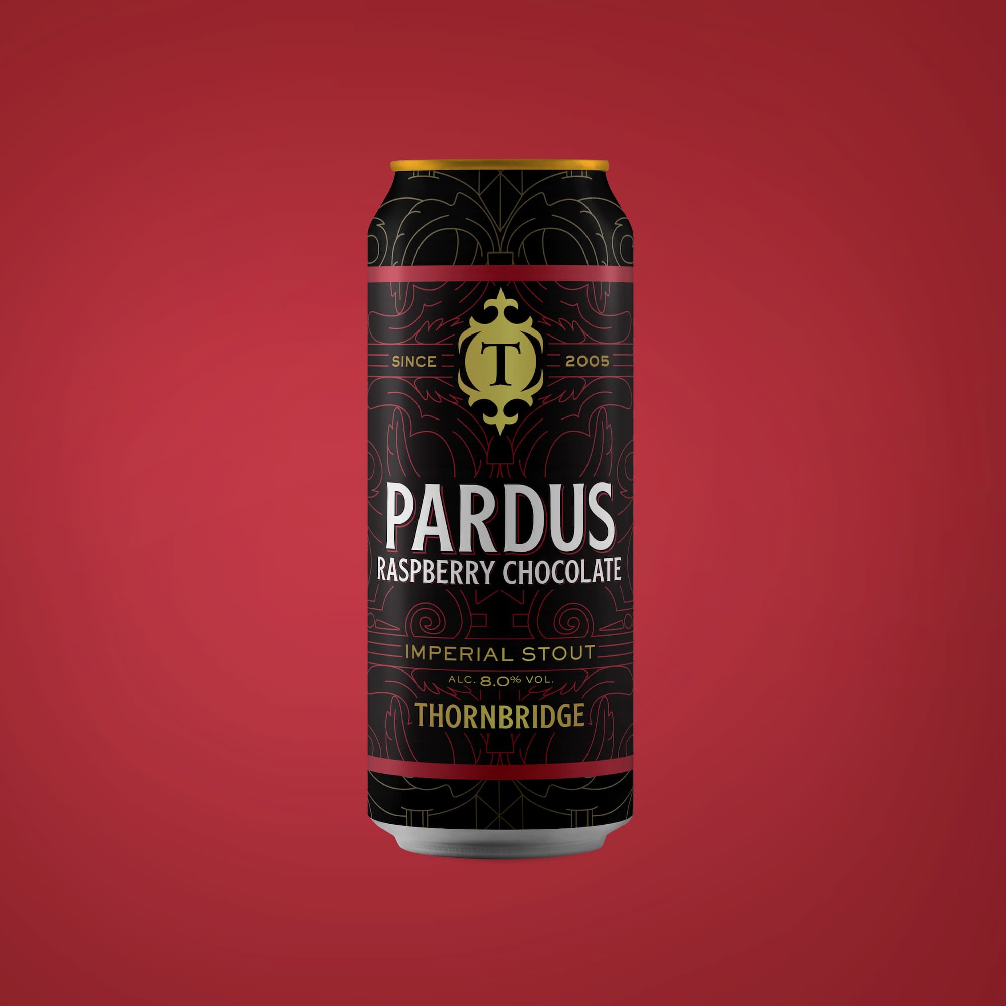 Black Raspberry Stout Pardus Raspberry Chocolate, 8.0% Imperial Stout – Thornbridge Brewery