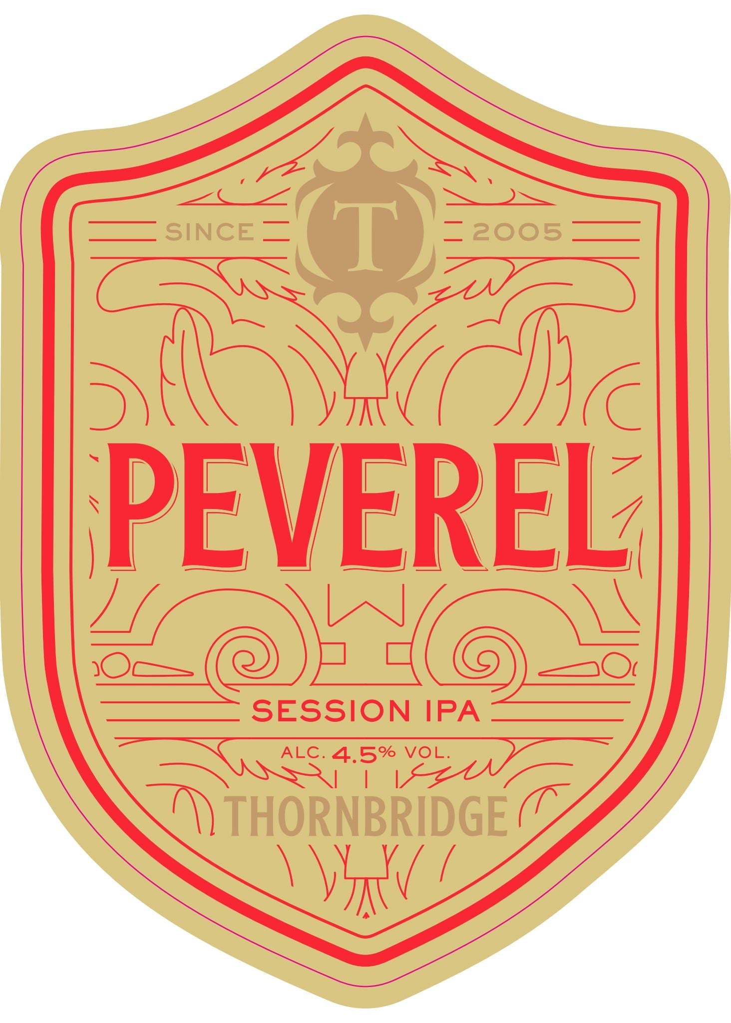 Peverel, 4.5% Mosaic Session IPA 9G Cask Thornbridge