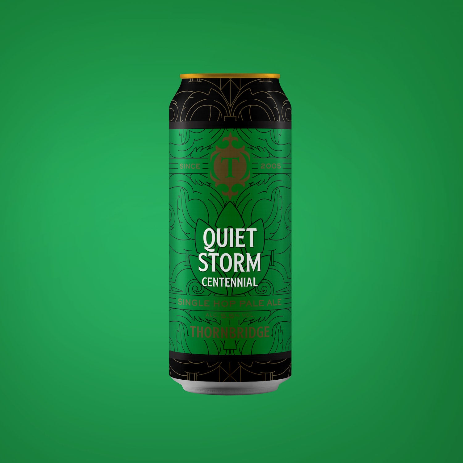 Quiet Storm Centennial, 5.5% Single Hopped Pale Ale Beer - Single Can Thornbridge