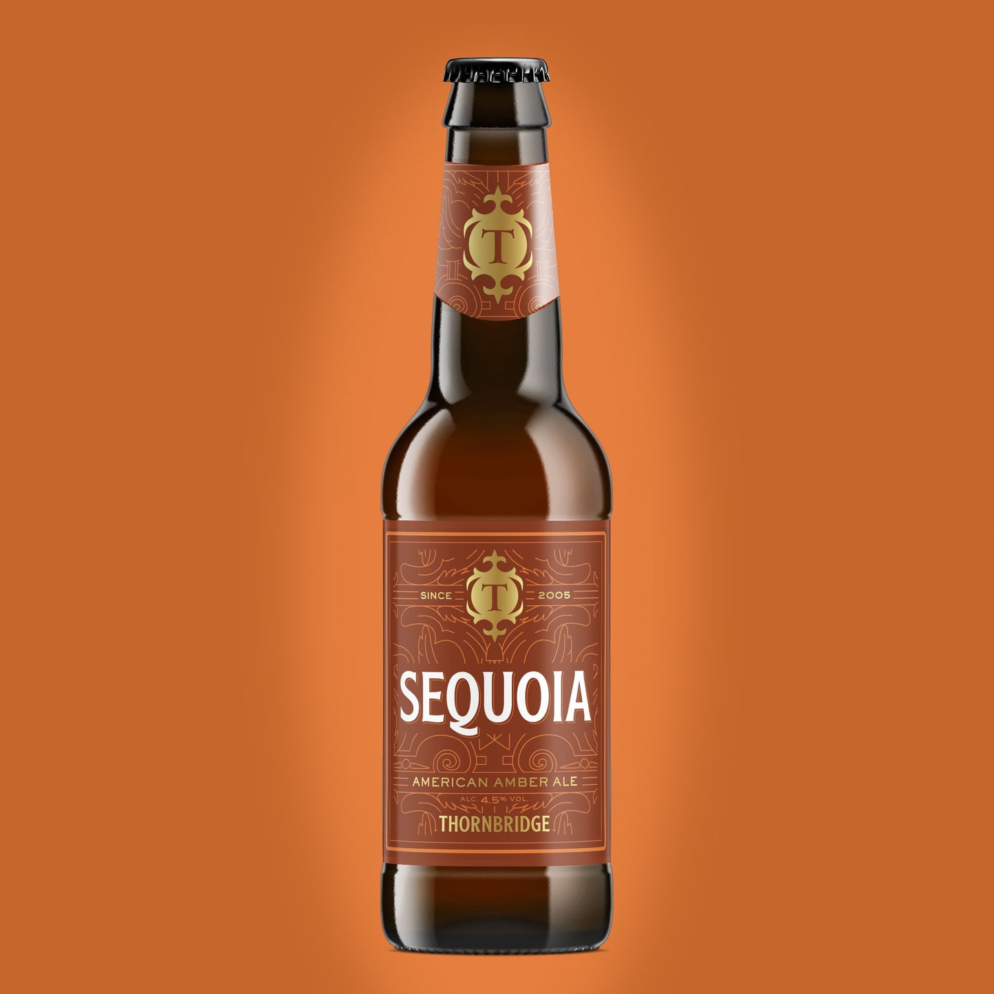 Sequoia, 4.5% American Amber Ale Beer - Single Bottle Thornbridge
