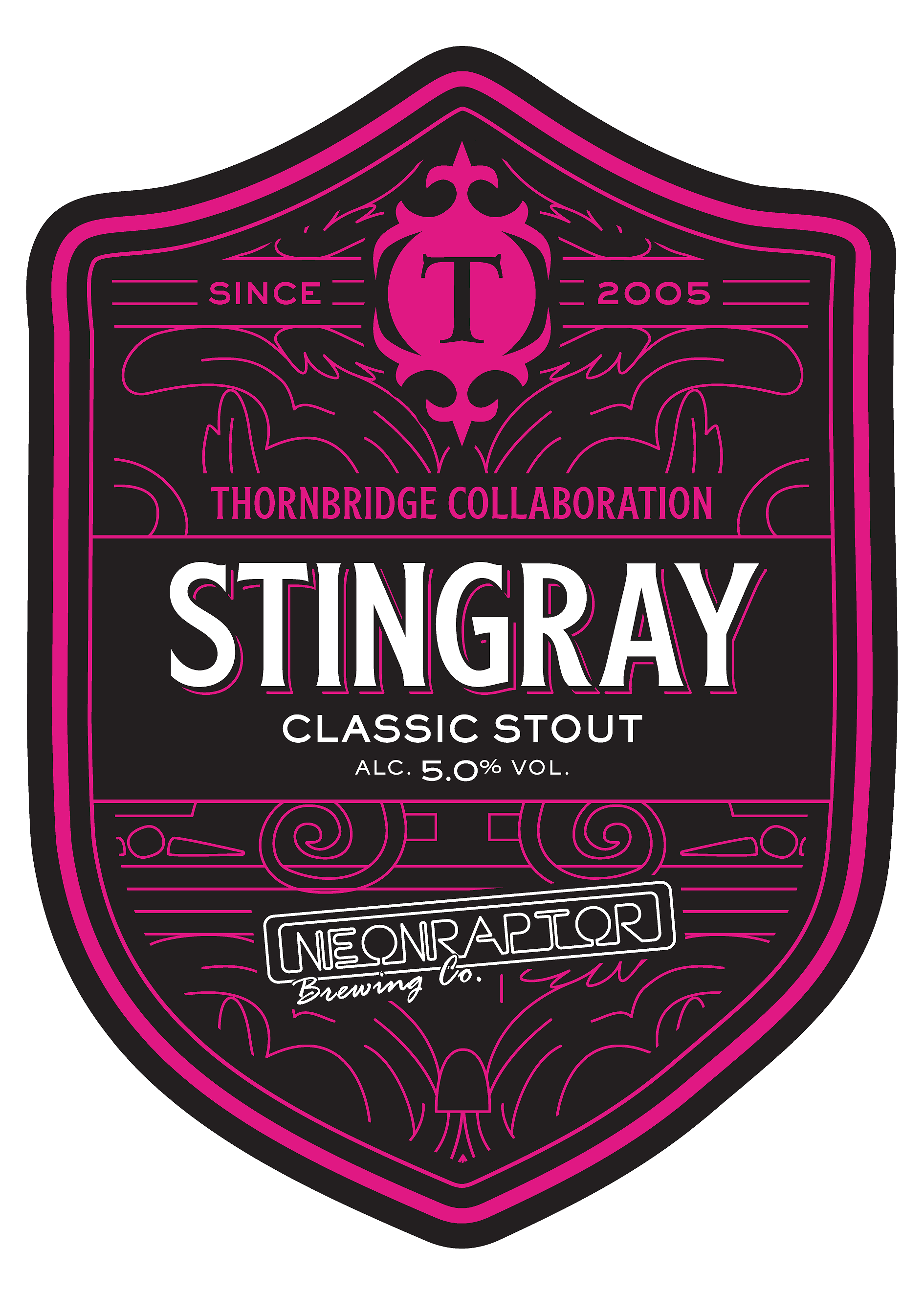 Stingray, 5% Classic Stout 9G Cask Thornbridge