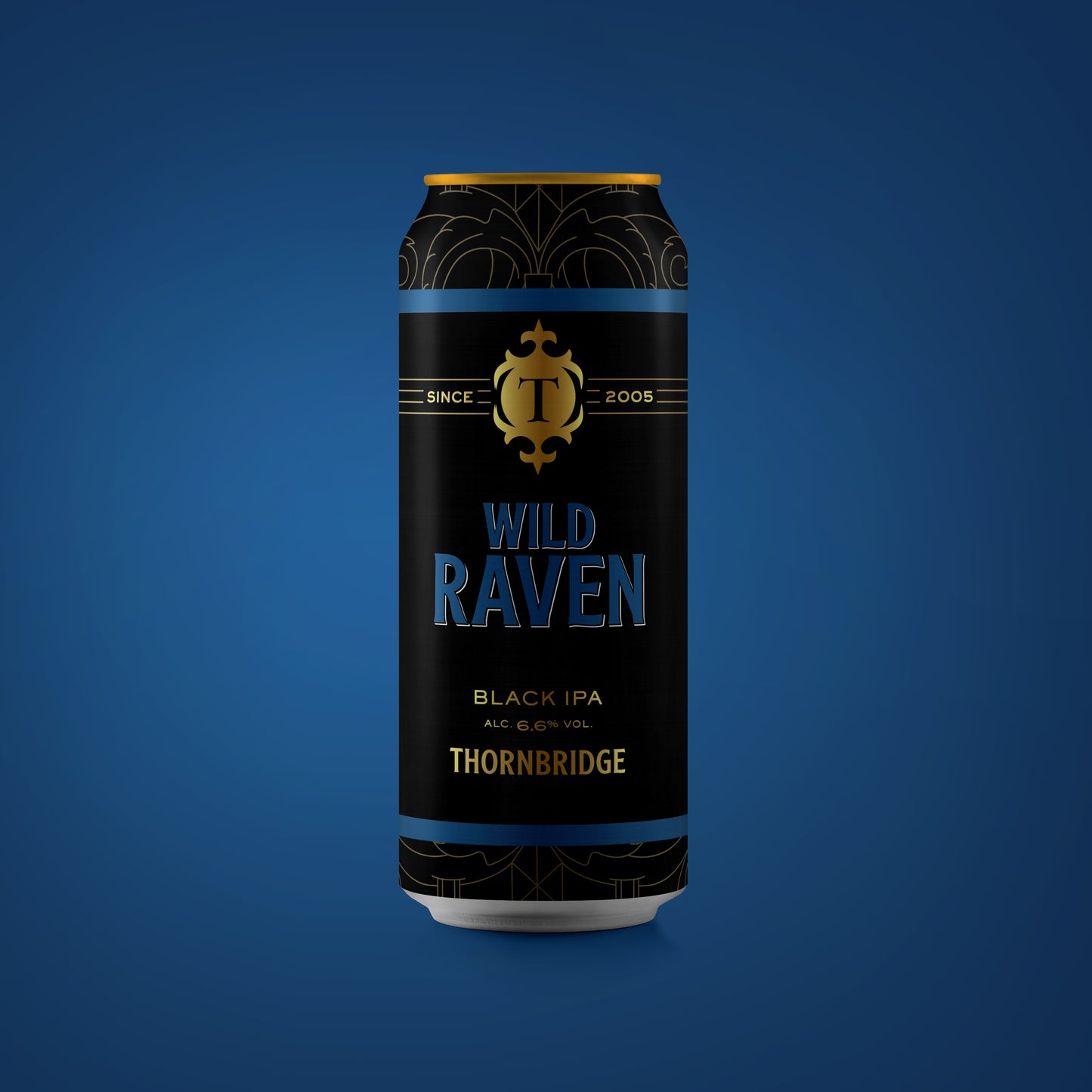Wild Raven Black IPA 6.6% ABV Beer - Single Can Thornbridge