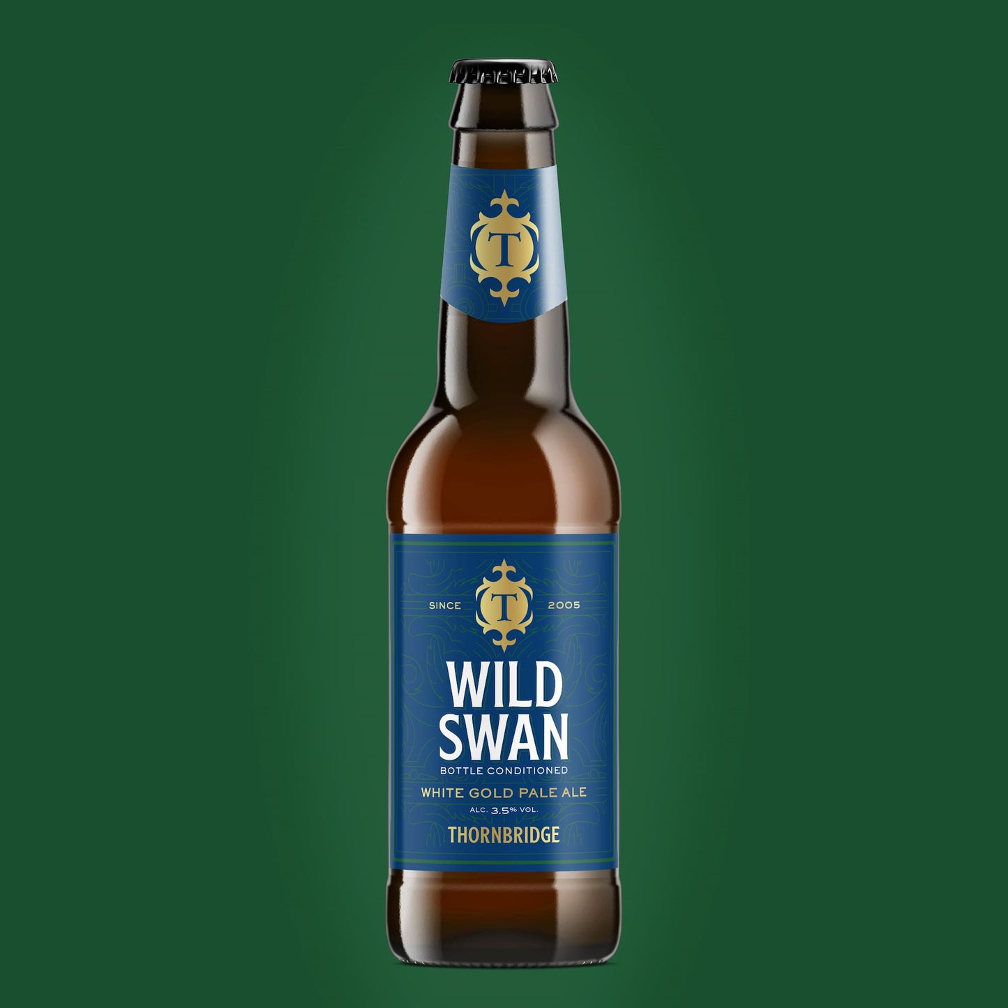 Wild Swan, 3.5% White Gold Pale Ale Beer - Single Bottle Thornbridge