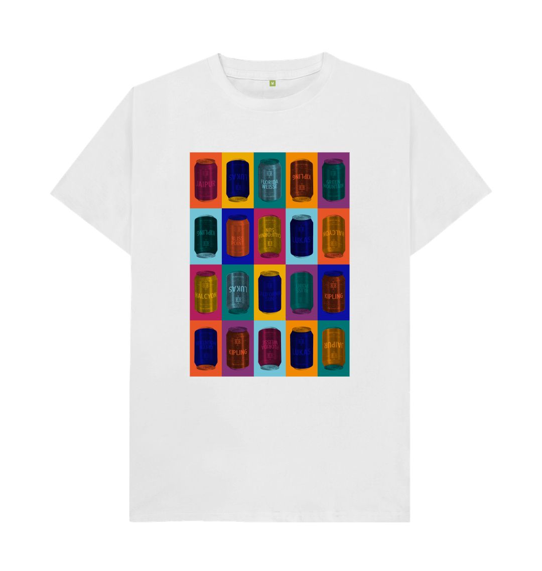pop art cans t shirt