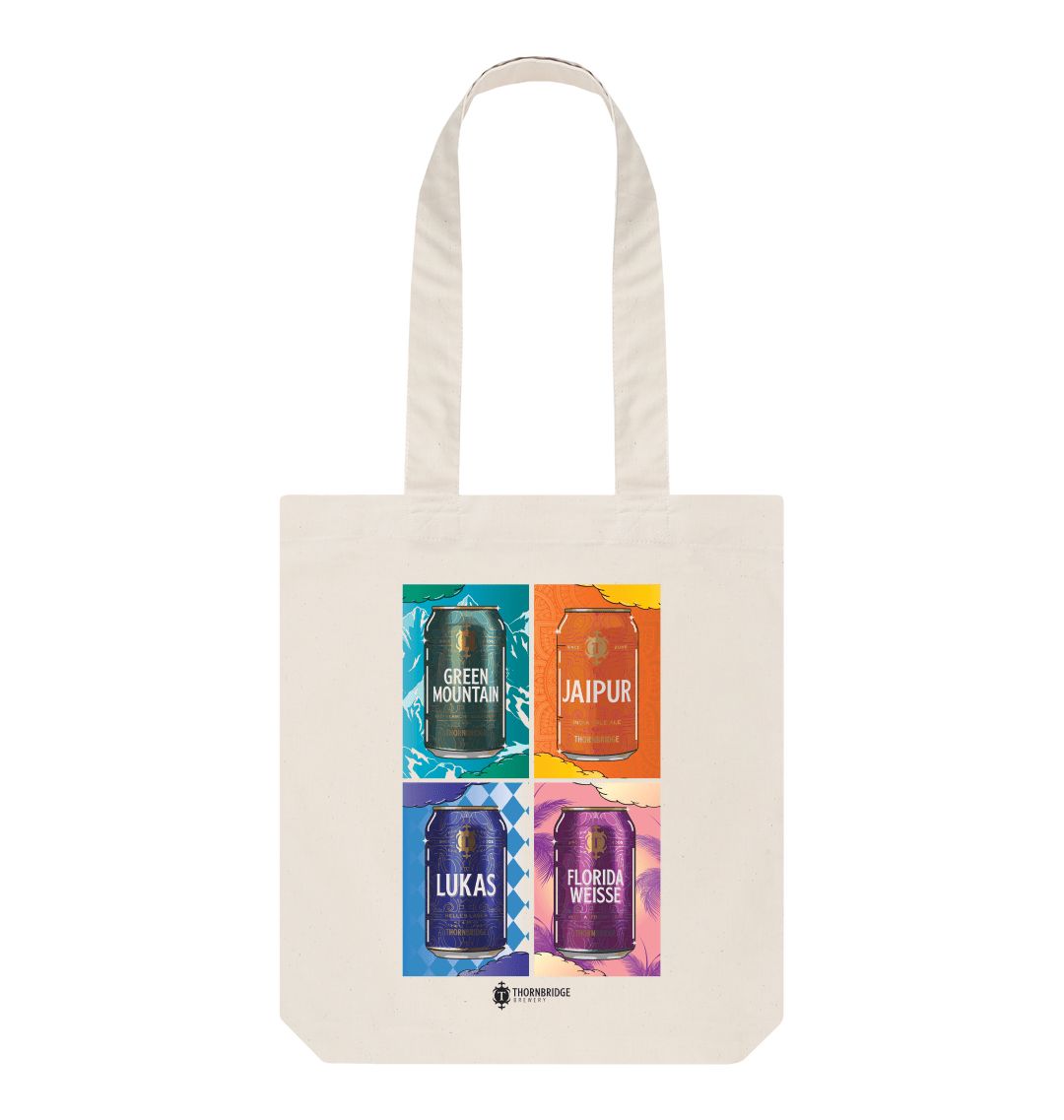 CafePress 'Visit Thornfield Hall' Tote Bag — Natural Canvas Reusable Shopping Bag, Medium Size